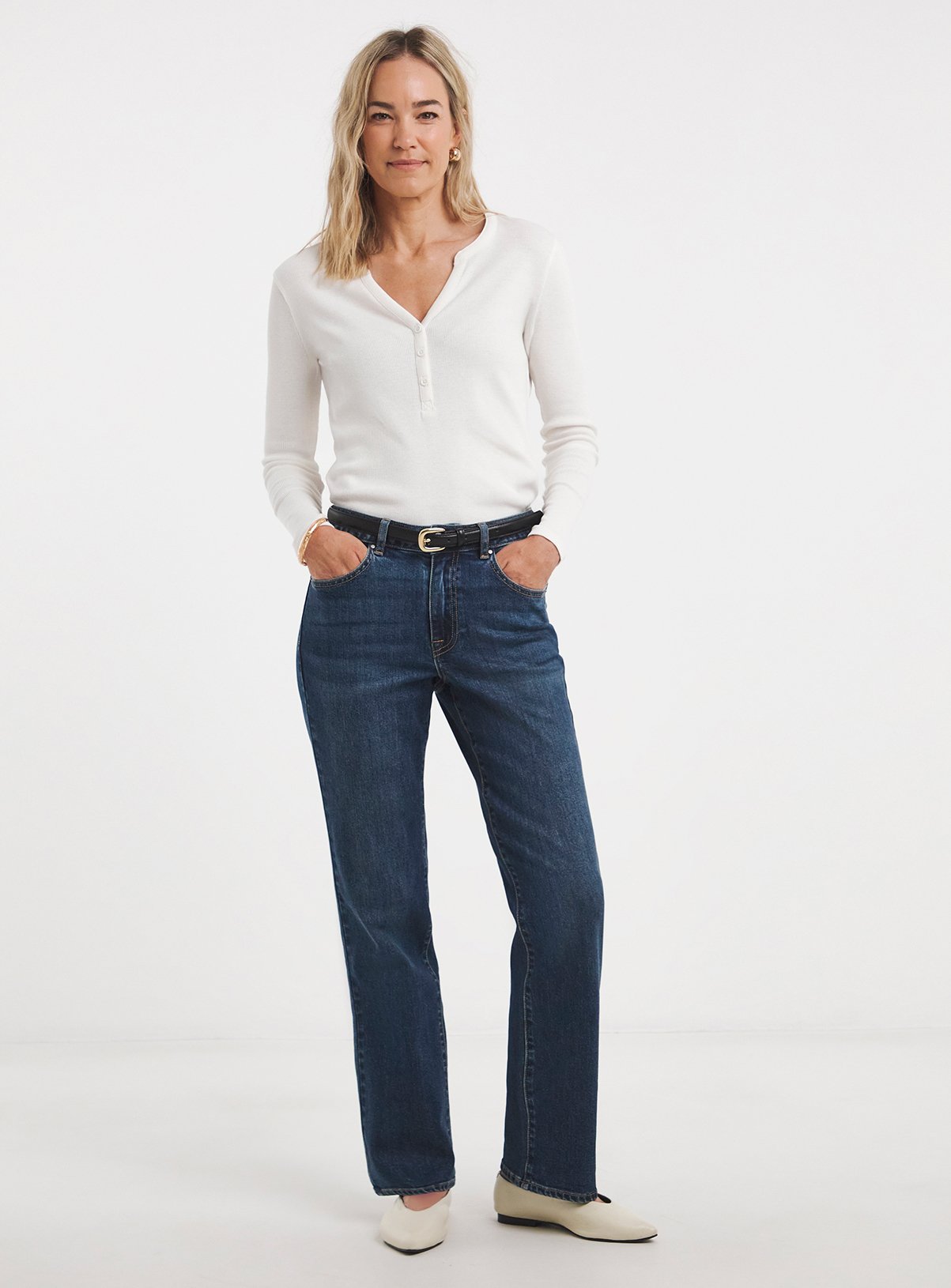JD WILLIAMS Authentic Relaxed Straight Leg Jean 32 - Image 2 thumbnail